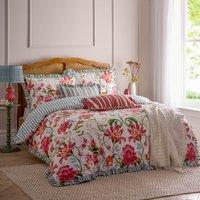 Wylder Claudia Floral Ruffle Duvet Cover Set | Size: Super King