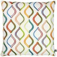 Prestigious Textiles Spinning Top Embroidered Cushion in Blue | Size: 50 cm x 50 cm