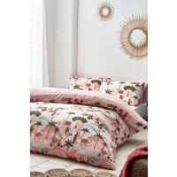 Furn Nalani Global Reversible Duvet Cover Set in Light Sand | Size: Super King