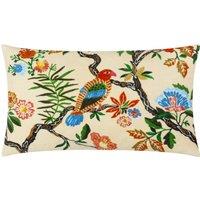 Wylder Tropics Sittacula Embroidered Cushion | Size: 30 cm x 50 cm