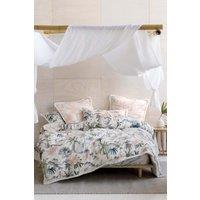 Linen House Luana Floral Fringed Duvet Cover Set | Size: Single