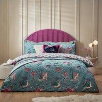 Furn Athena Mythological Duvet Set in Blue | Size: King