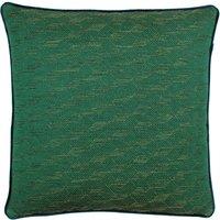 Paoletti Highbury Jacquard Cushion in Emerald | Size: 50 cm x 50 cm