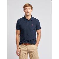 U.S. POLO ASSN. Men's Pique Polo Shirt in Dark Navy | Size: 2XL