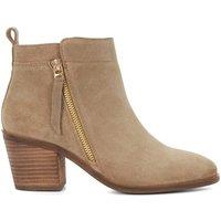 Dune London Women's 'Paicing' Suede Ankle Boots in Natural | Size: 3