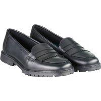Term Footwear Women's Willow Black Leather Trend Loafer | Size: 3
