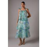 Coast Aqua Midi Dress Womens Occasion Dresses