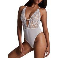Aubade Women's Kiss Of Love Body in White | Size: 10