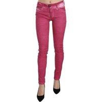Plein Sud Women's Skinny Jeans Pink | Size: 12