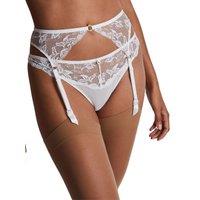 Aubade Women's Kiss Of Love Suspender in White | Size: 8