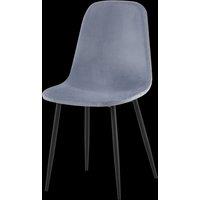 Luxe Dining Chair 2pc Sandshell Black Powder Legs