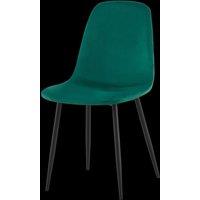Luxe Dining Chair 2pc Sandshell Black Powder Legs