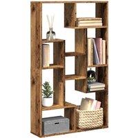 Berkfield Home Bookcase Old Wood 72x20x120 cm Engineered Wood in Brown | Size: 72 x 20 x 120 cm
