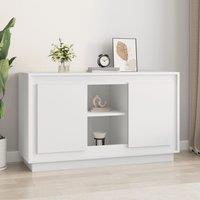 Berkfield Home Sideboard White 102x35x60 cm Engineered Wood | Size: 102 x 35 x 60 cm
