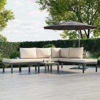 Charles Bentley Lagos Modular Aluminium Lounge Set in Grey