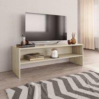 Berkfield Home TV Cabinet Sonoma Oak 120x40x40 cm Engineered Wood in Brown | Size: 120 x 40 x 40 cm