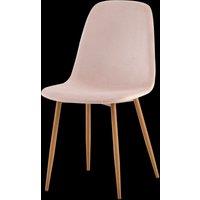 DS Living Luxe Dining Chair 4pc Heavenly Pink Wood Printed Coating | Size: 1 Seater