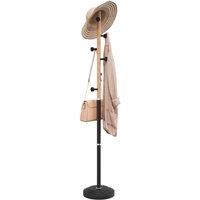 Berkfield Home Coat Stand Black 177 cm Powder-coated Iron
