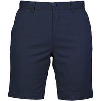 Front Row Women's Cotton Rich Stretch Chino Shorts in Navy | Size: Large