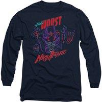 Disney Your Worst Nightmare Princess & The Frog T-Shirt, Navy | Size: Large