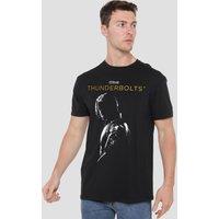 Marvel Thunderbolts Bucky Barnes Highlight T-Shirt, Black | Size: 5XL