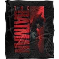 DC Comics The Batman (2022) The Batman Vertical Tiles Blanket 152 x 127 cm in White