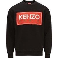 Kenzo Men's Paris Block Logo Black Sweatshirt | Size: XL