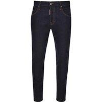 Dsquared2 Men's Skater Jean Italian Address Logo Navy Blue Wash Jeans | Size: 32S