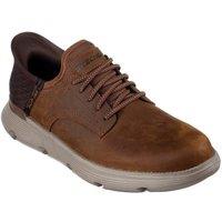 Skechers Men's Garza Gervin Shoes in Brown | Size: 7