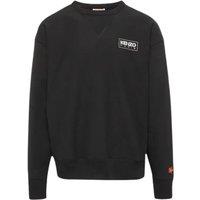 Kenzo Men's Paris Outlined Logo Black Sweatshirt | Size: Large