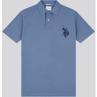 U.S. POLO ASSN. Men's Large Player Pique Polo Shirt in Blue | Size: XL