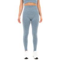 High Waist Solid Marl Leggings with Bum Lift - Flexible Activewear