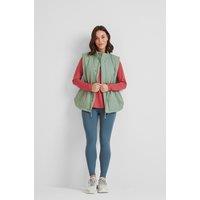 TOG24 Women's 'Cassly' Padded Gilet in Light Green | Size: 22
