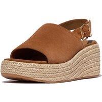 FitFlop Women's Platfforms Wedge in Tan | Size: 8