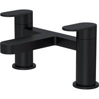 Balterley Cascade Round Deck Mounted Bath Filler Tap - Matt Black