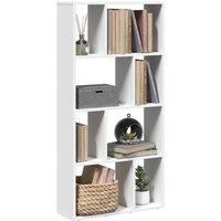 Berkfield Home Bookcase White 60x20x120 cm Engineered Wood | Size: 60 x 20 x 120 cm