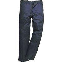 Portwest Men's Preston Workwear Trousers (2885) Pants in Navy | Size: 32L
