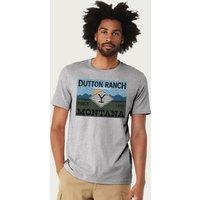 Yellowstone Men's Since 1886 Montana Logo T-Shirt in Mid Grey | Size: Medium