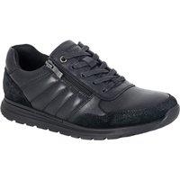 R21 Men's Leather Trainers in Black | Size: 10