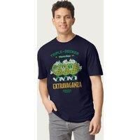 Stranger Things Men's Hopper's Triple Decker Waffle Extravaganza T-Shirt in Navy | Size: 2XL