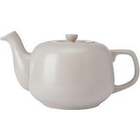 La Cafetiere Ceramic Teapot, Latte, 1.2 Litres, Labelled in Cream