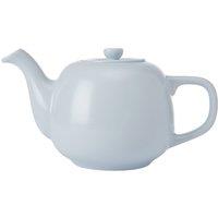 La Cafetiere Ceramic Teapot, Sky Blue, 600ml, Labelled in Blue