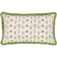 Furn Tropicala Palm Printed Cushion | Size: 30 cm x 50 cm