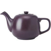 La Cafetiere Ceramic Teapot, Purple, 600ml, Labelled in Purple