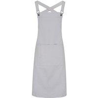Premier Barista Cross Back Full Apron in Silver