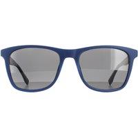 Lacoste Men's Rectangle Matte Blue Grey Polarised L860SP