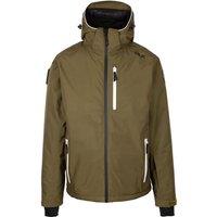 Trespass Men's Graham DLX Ski Jacket in Dark Olive | Size: XL
