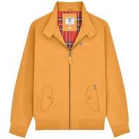 Lambretta Men's Shower Resistant Harrington Jacket in Mustard | Size: 3XL