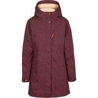 Trespass Women's Risha TP50 Fleece Lined Waterproof Jacket in Plum | Size: XS