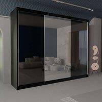 Modern High Gloss Wardrobe 3 Door Sliding Wardrobe W250cm x H200cm x D50cm